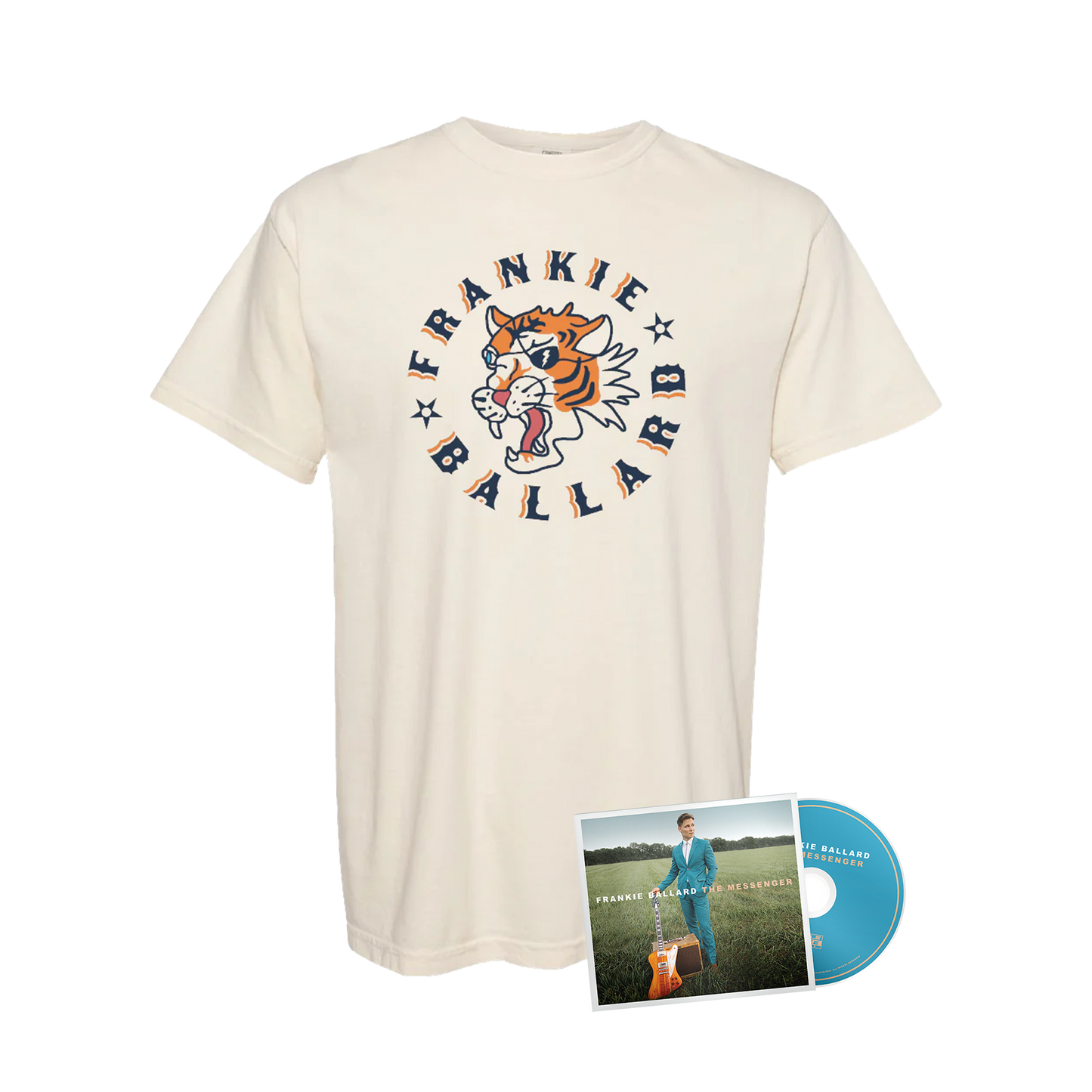 Tiger Shirt or "The Messenger" Shirt CD Bundle
