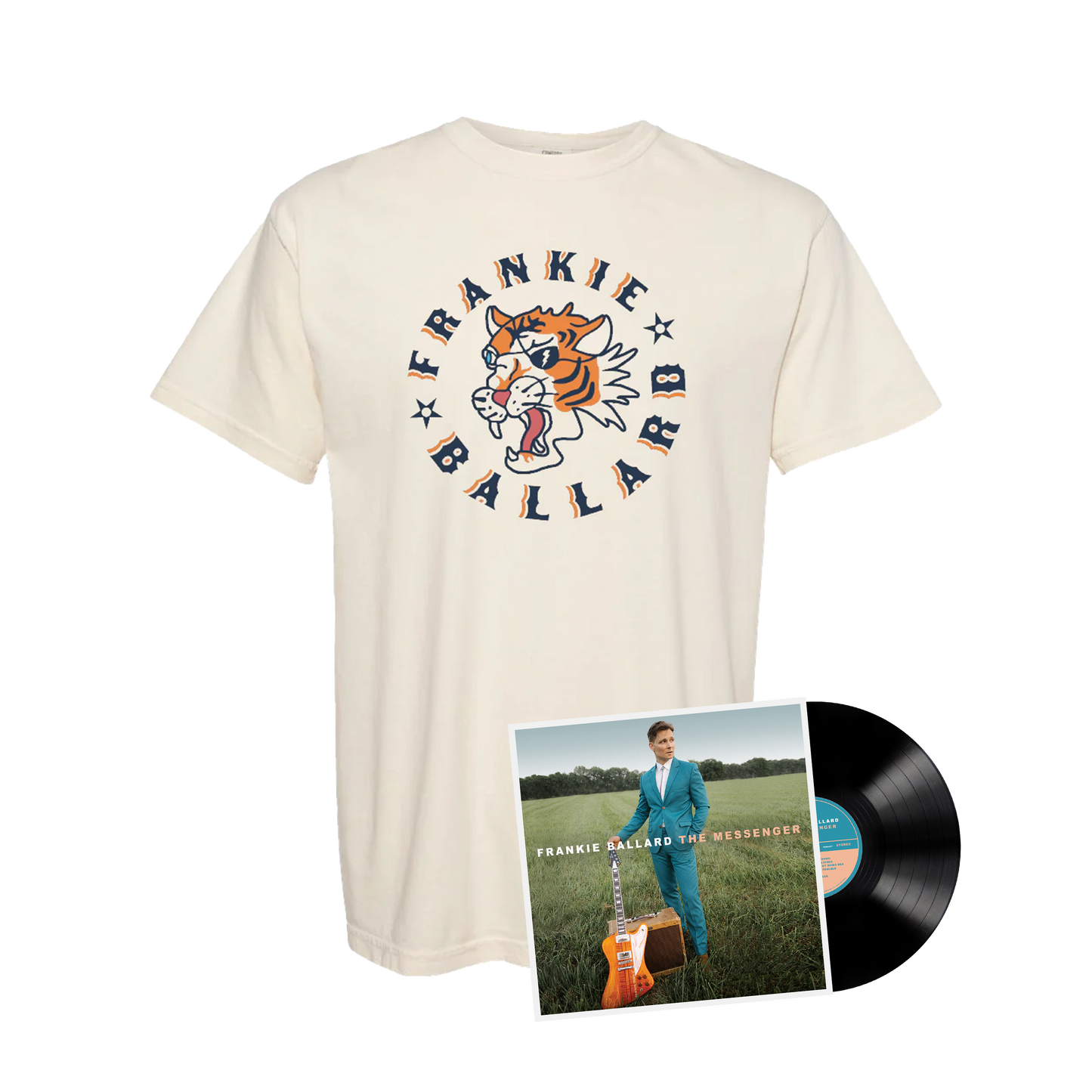 Tiger Shirt or "The Messenger" Shirt Vinyl Bundle